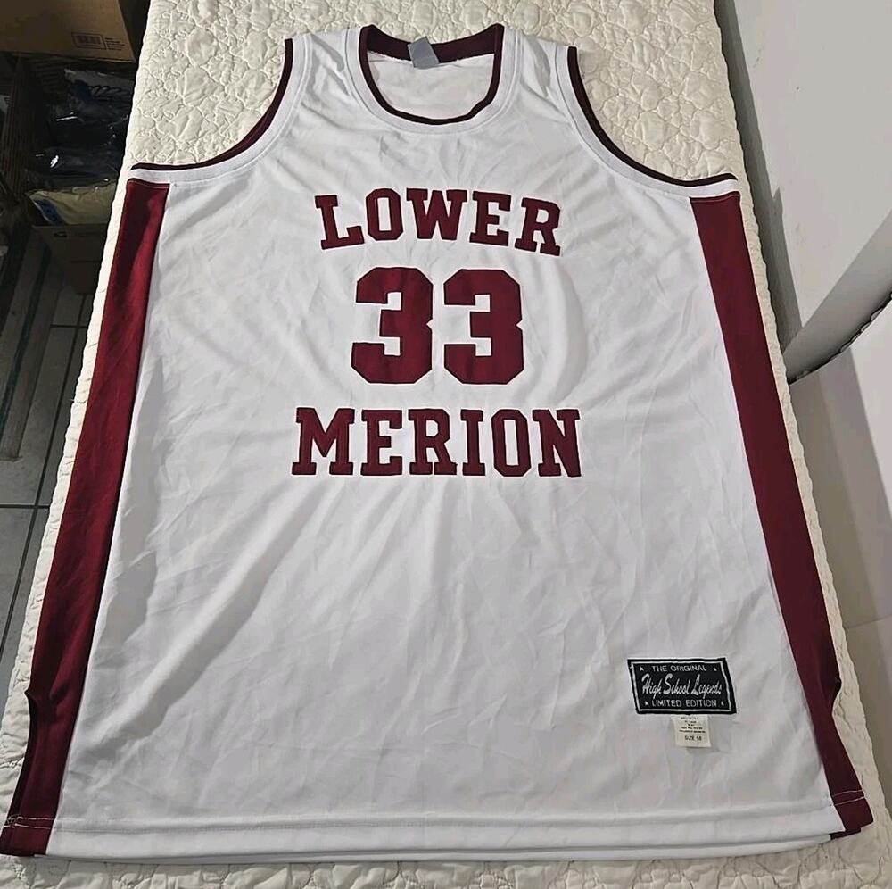 Lower Merion Bryant #33 High School Legends Basketball Jersey Size 58